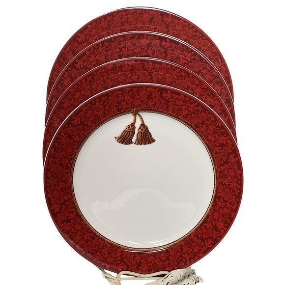 Hallmark Other - Hallmark‎ Sakura Holiday Abundance Collector Plate Stoneware Christmas Round (4)
